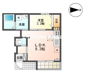 ベルフルールの物件間取画像